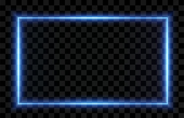 Collection of futuristic hud light blue frame. Technological background. Light glass blue frames square, oval, rectangle, circle. HUD PNG. Vector Illustration. © Виктория Проскурина