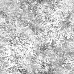 Seamless vintage pattern, blue flowers,Plant in watercolor. Mimosa, acacia and other plants on a branch. Blossoming acacia or caragana tree. Fashionable background. Abstract splash of paint. 