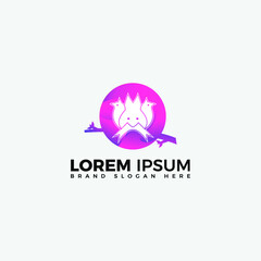 Bird logo design lafe vector template