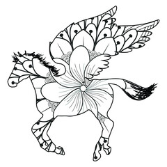 Horse Coloring Page