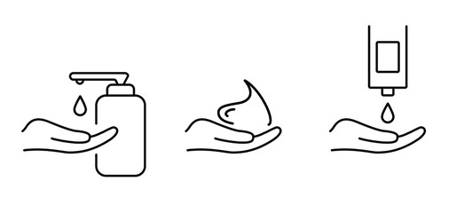 Cartoon bath soap with lather silhouette. Soap with foam and bubbles. Vector icon or symbol. Hand washing or cleanser. Personal hygiene, detergent. Hand washing procedure. toilet, wc, equipment.
