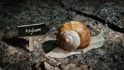 Street Sign to Asylum