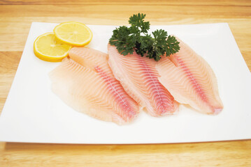 Organic White Fish with Lemon & Parsley	