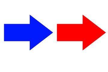 Colorful arrow icon, Colorful arrow indicator 