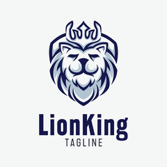 Great lion king logo design