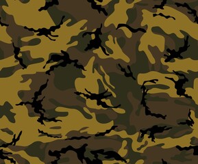 
Vector army camouflage background, street modern seamless military pattern.