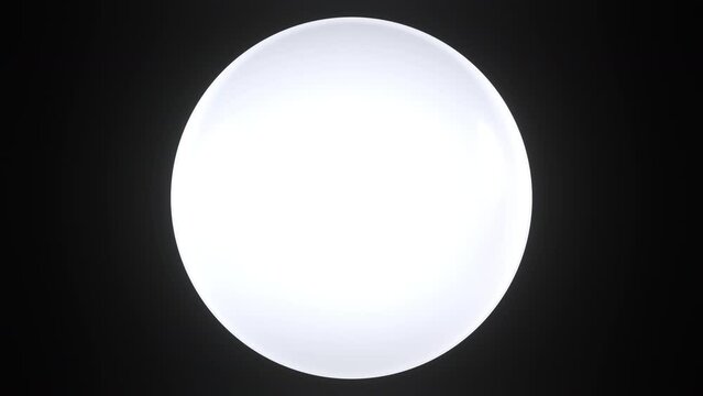 A simple countdown with a circular motion from 10 to 0, black numbers in a white circle on a black background. Countdown.