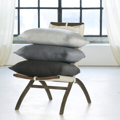 Silk Pillows in lifestyle environment.