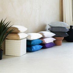 Silk Pillows multi-color