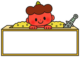 節分,セット,フレーム,豆まき,鬼,節分イラスト,子供,豆,保育園,幼稚園,小学校,小学生,子供向け,イラスト,1月,１月,2月,２月,冬,金棒,タイトル,囲み,飾り,飾り枠,見出し,枠,デザイン,ビジネス,広告,囲み枠,赤鬼,日本,季節,行事,福豆,習慣,鬼退治,2月3日,枡,大豆,シンプル,食べ物,イベント,かわいい,生活,鬼イラスト,キャラクター,挿絵