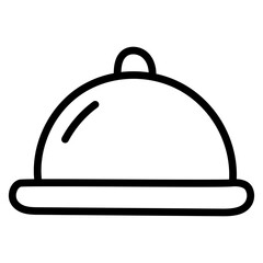 An icon design of cloche

