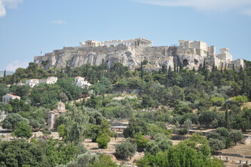Fototapeta na wymiar acrópole parthenon athenas grécia greece elade monumento europa