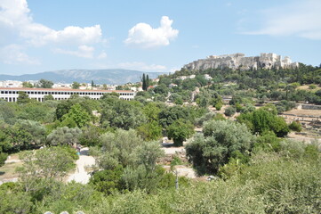Fototapeta na wymiar acrópole parthenon athenas grécia greece elade monumento europa