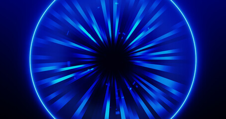 Virtual eye abstract background. Futuristic high tech concept. 3D illustration