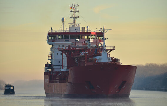 Tankschiff im Nord-Ostsee-Kanal