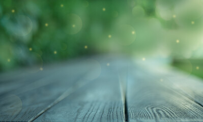 St. Patrick's Day abstract green background with copy space.