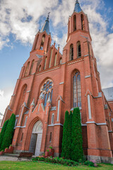 Liksna church main entrance