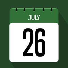 26 july icon