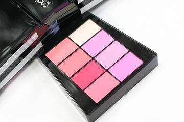 palette set of eye shadow cosmetics