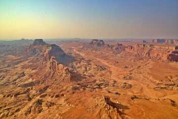Luftaufnahme von Canyonlands
