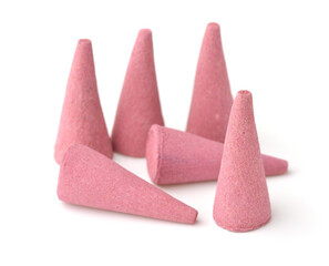 Group of natural fragrance incense cones