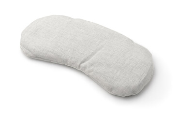 Gray textile relaxing herbal eye pillow