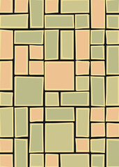 Offset Quads generative art background art illustration