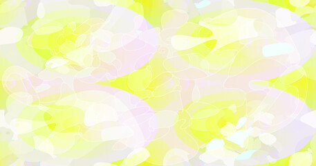 gentle yellow abstract pattern, clouds