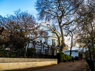 Walking through Green Park London