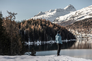 Wandern am St. Moritzersee