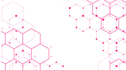 red hexagon texture. honeycomb. hexagon shapes pattern. Hexagons pattern. Abstract cube hexagon shape pattern background