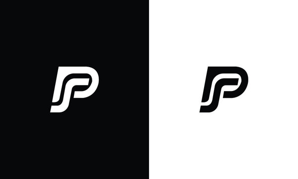 Creative and Minimalist Letter PS Logo Design , PS Monogram