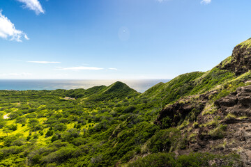 landscape with sky and clouds