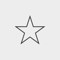 Star vector icon illustration sign