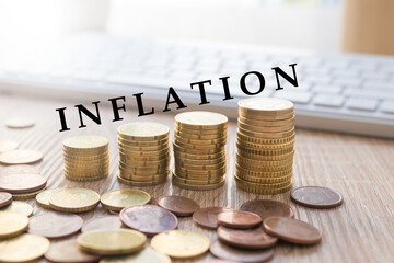 inflation economic concept background