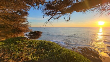 California coastal sunset - 487655366