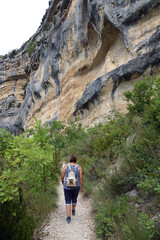 Naklejka premium Wandern in der Verdonschlucht