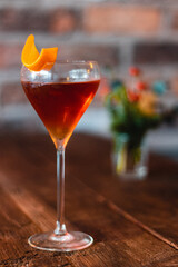 Cocktail in a Tall Glass