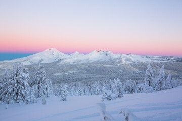 winter mountain landscape