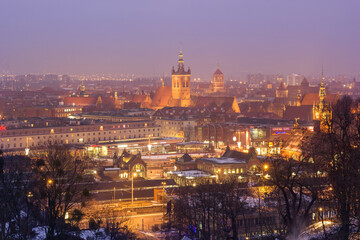 Fototapeta na wymiar Panorama Gdańska