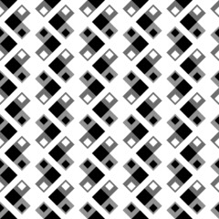 Black and white Scotland textile seamless pattern. Fabric texture check tartan plaid. Abstract geometric background for cloth, card, fabric. Monochrome graphic design. Modern squared ornament