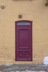 View of the architecture of the pretty old town of Quebec, a UNESCO heritage site