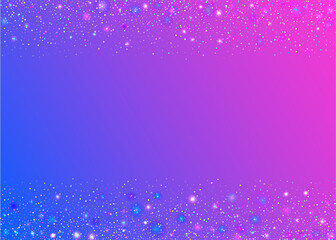 Hologram Glitter. Glamour Foil. Shiny Festival Gradient. Violet Laser Glare. Glitch Effect. Birthday Confetti. Flying Art. Party Flyer. Purple Hologram Glitter