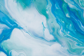 Modern art. wallpaper. Painting on canvas. Mixing paints. Creative abstract hand painted background