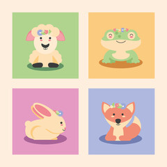spring cute animals