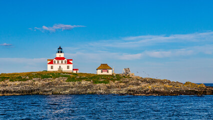 Fototapeta na wymiar MAINE-MT. DESERT ISLAND-EGG ROCK-EGG ROCK LIGHT