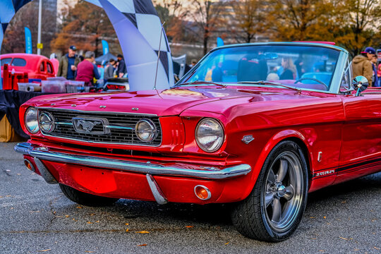 Classic Red Mustang