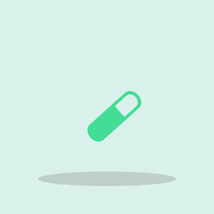 pill  vector icon illustration sign