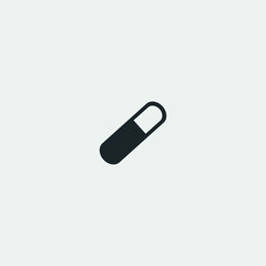 pill  vector icon illustration sign