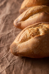 Bolillos. Traditional mexican bakery. White bread commonly used to accompany food and to prepare...